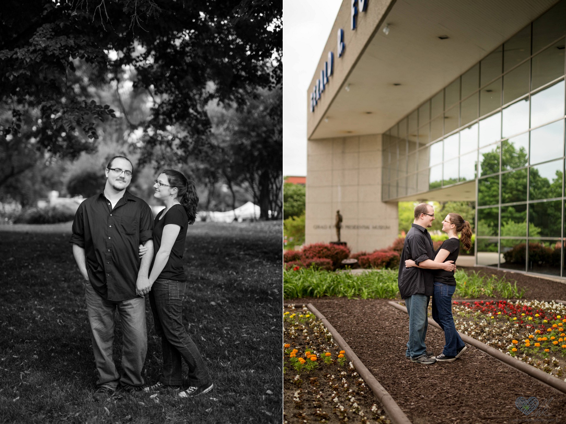 relaxed Grand Rapids engagement session at Ah-Nab-Awen park (23)