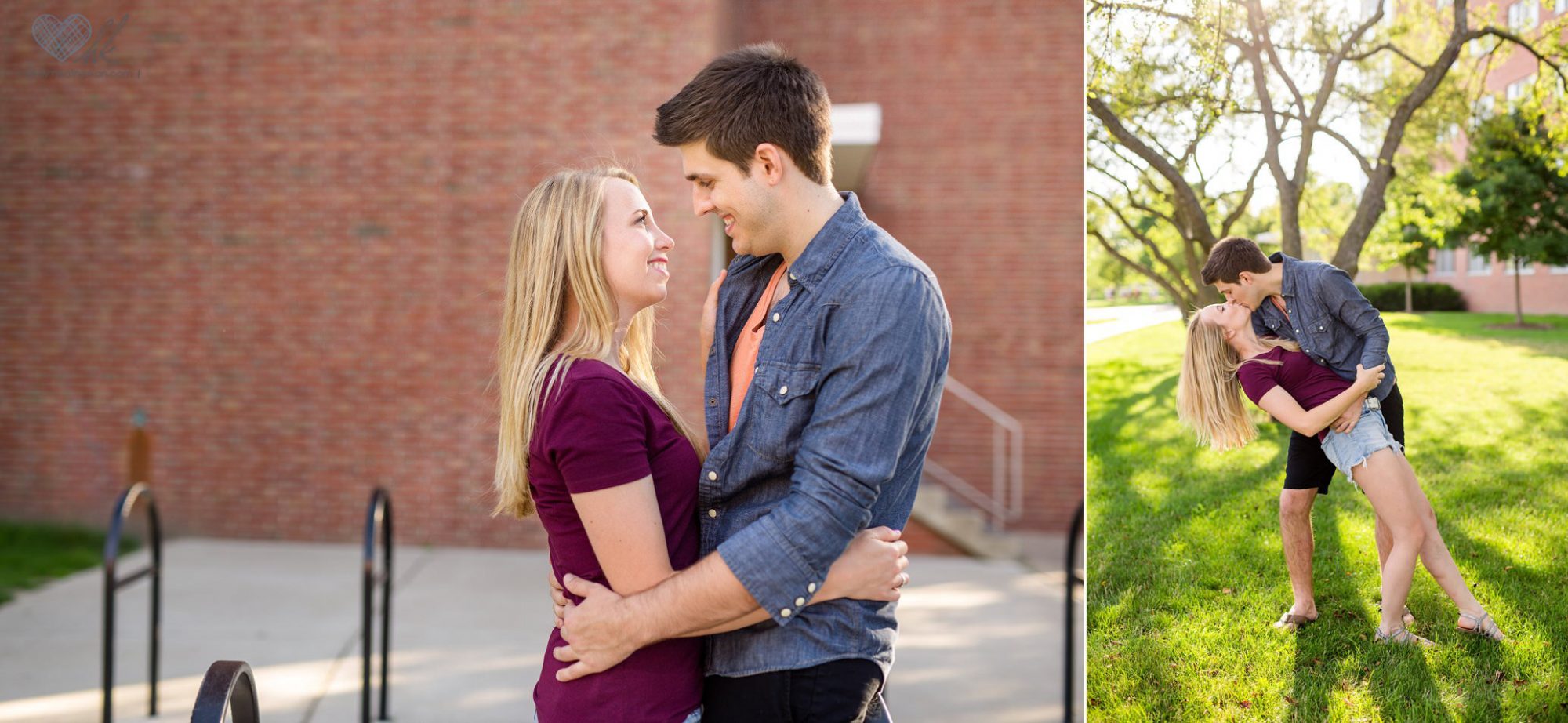 Engagement Session near Downtown MSU