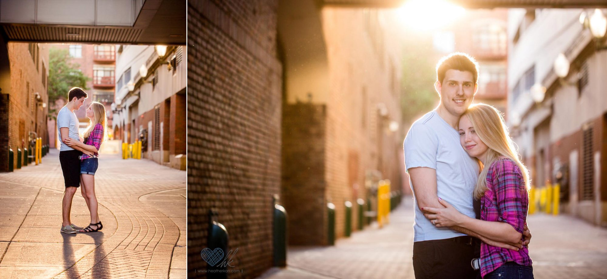 Engagement Session near Downtown MSU