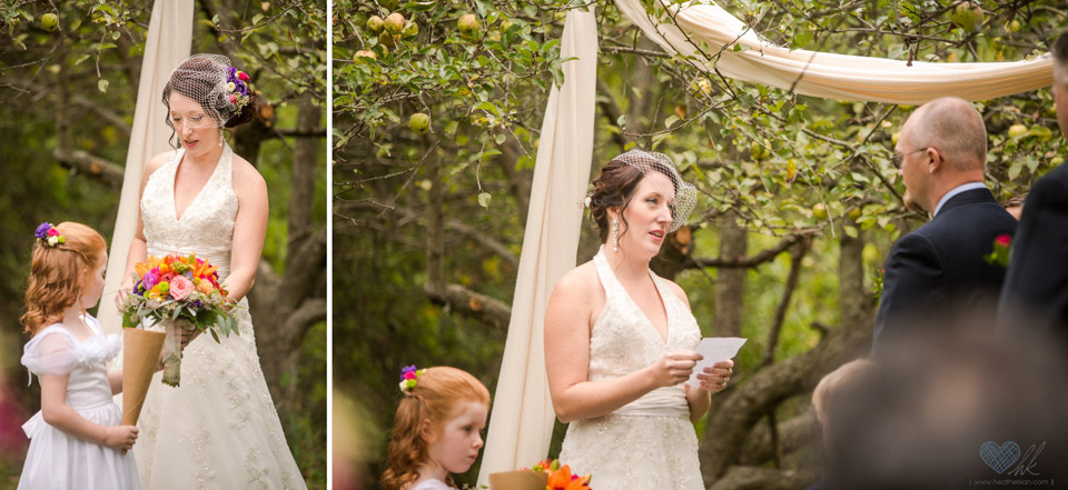 intimate backyard wedding photographs holt michigan