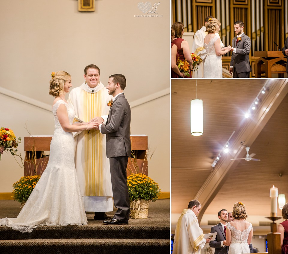 wedding photographs at the Saint Gerard Church