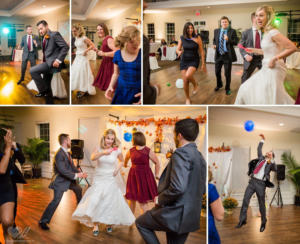Hawk Hollow wedding reception wedding photographs dances