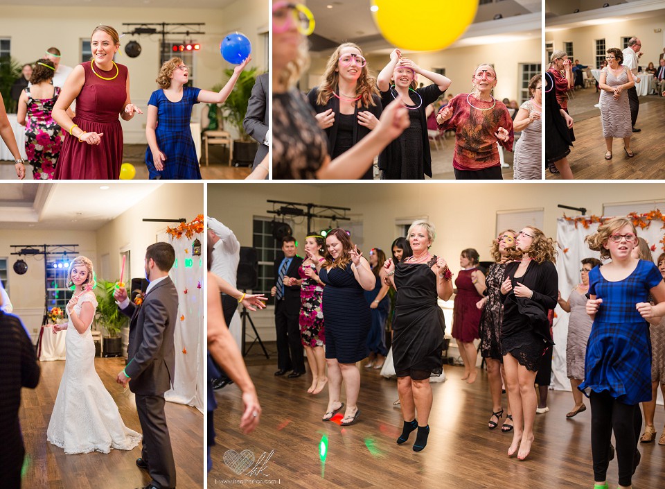 Hawk Hollow wedding reception wedding photographs dances