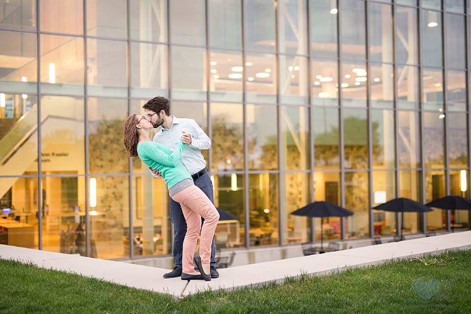 Grand Valley State University library engagement photographs