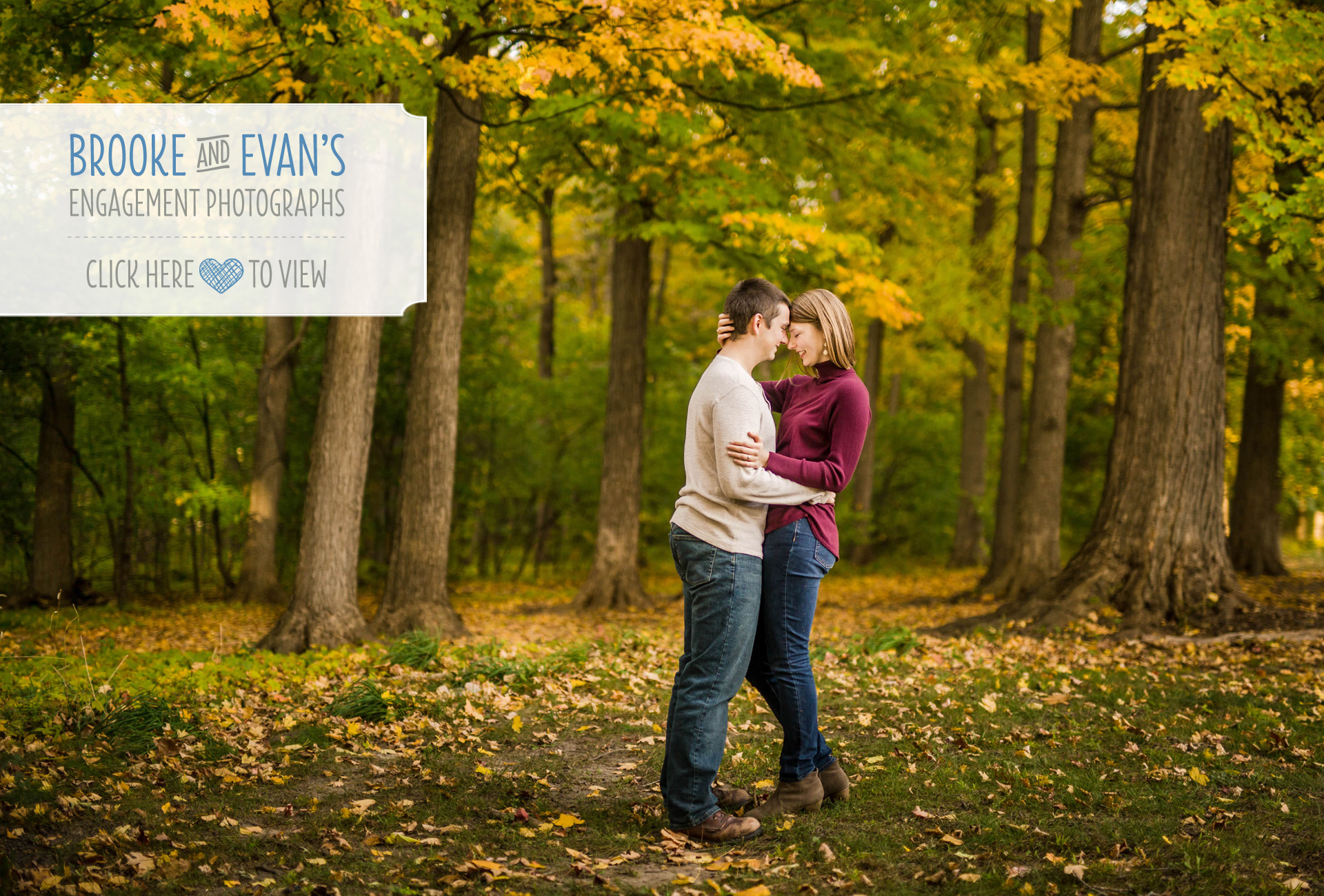 Brooke and Evan | Fall Engagement Session at Francis Park in Lansing MI