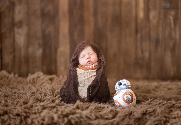 Calvin | Grand Ledge Star Wars Newborn Photographs