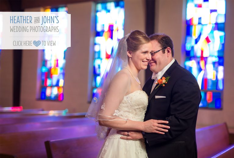 Heather and John | Wedding Photographs at the Old Town Marquee Lansing