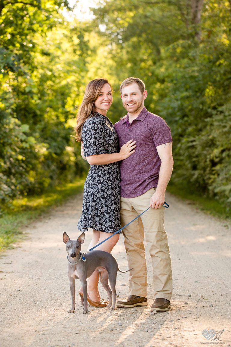 Stacy and Justin | Engagement Session Lincoln Brick Park