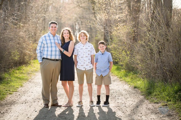 Jenn and Craig | Engagement Session With Kids at Lincoln Brick Park