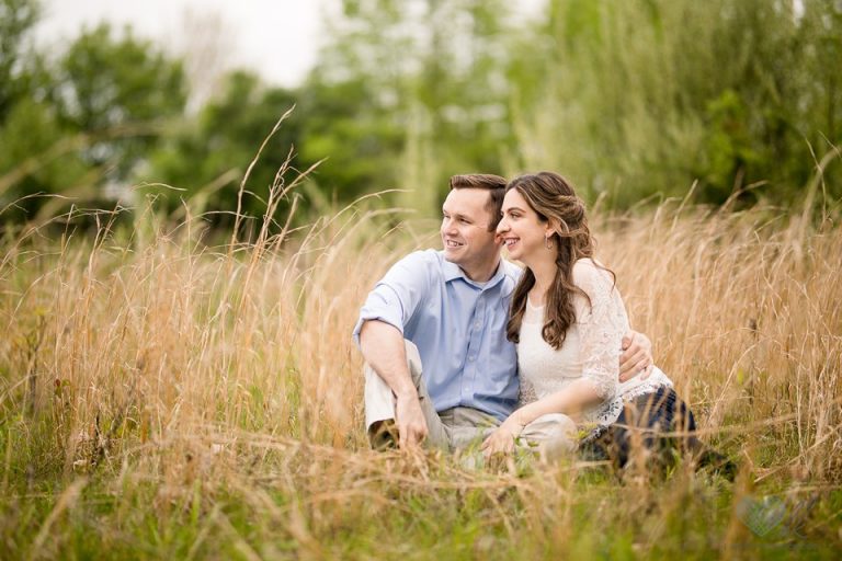 Matt and Stephanie | Spring Engagement Session at Lincoln Brick Park