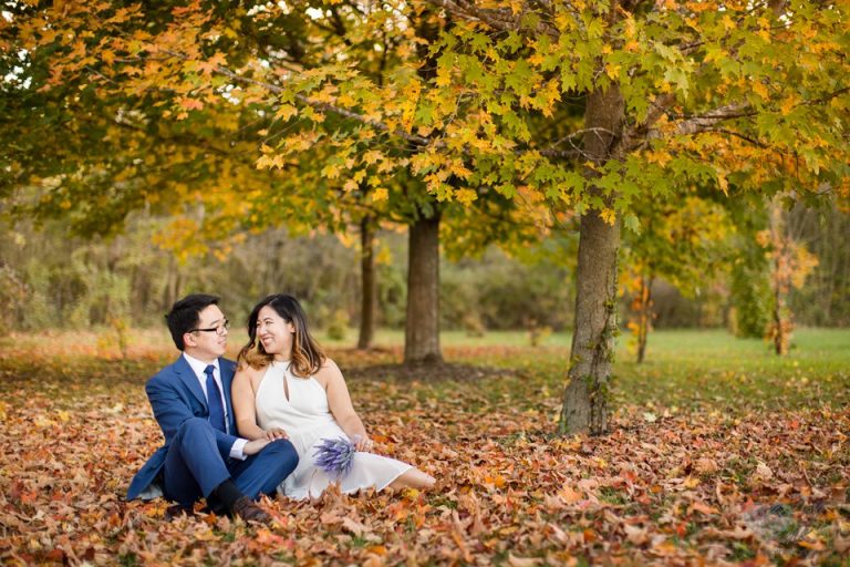 Katie and James | Fall Engagement Session in Grand Ledge