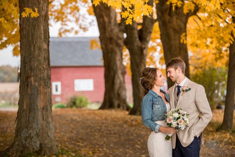 Candice and Conor | Fall Wedding at Cherry Barc Farm