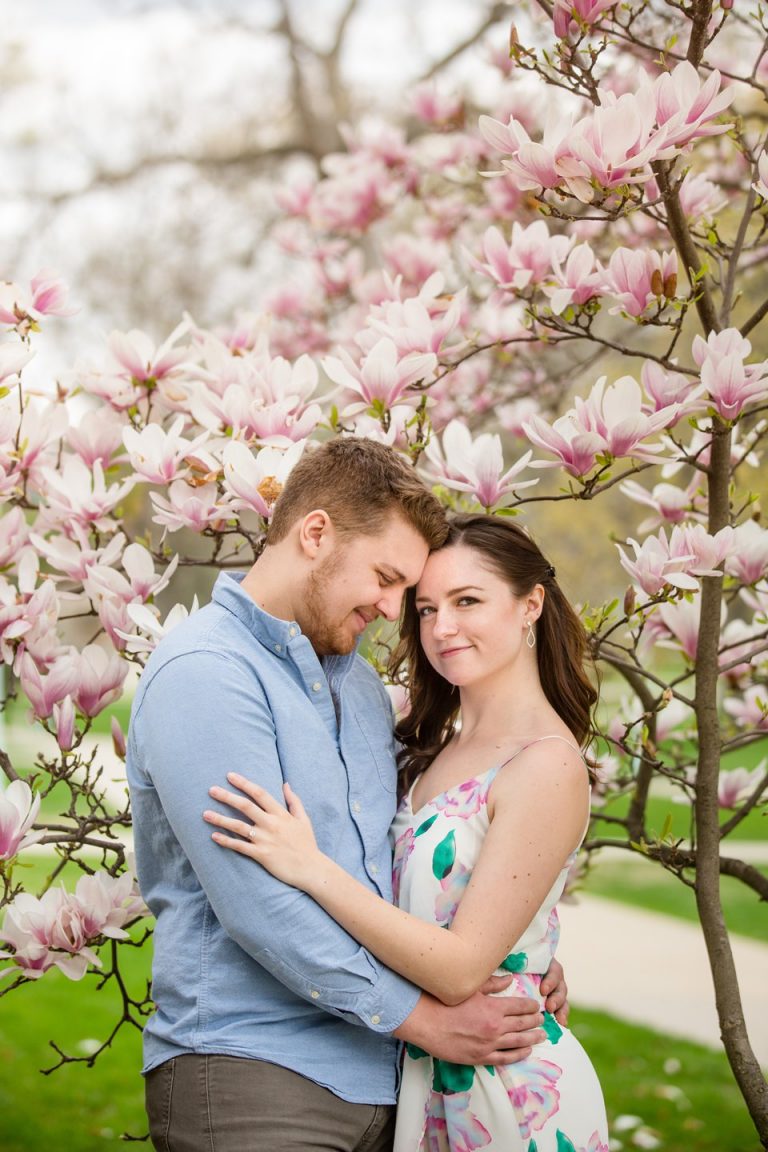 Jill and Matt’s MSU Engagement Session at Beaumont Tower