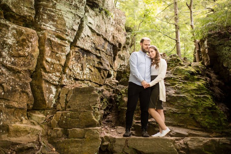 Wade and Emily’s Engagement Session at Ledges Fitzgerald Park