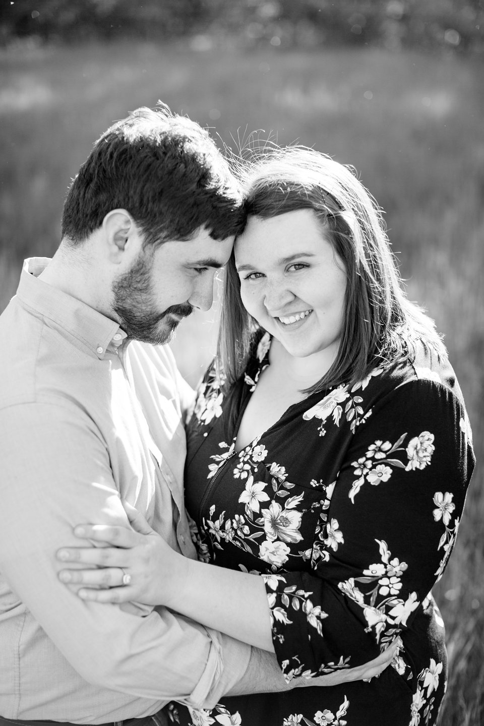 Engagement photographs at Lincoln Brick Park, Grand Ledge, Michigan