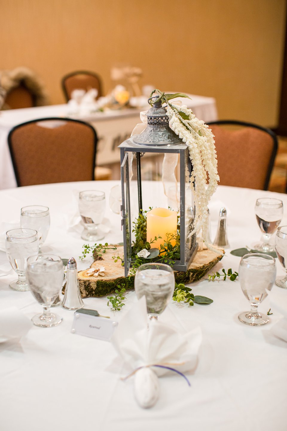 Wedding reception at the Holiday Inn  Airport rd, Jackson, Michigan