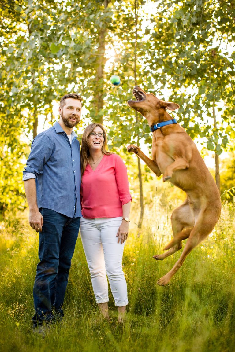 Matt and Erin // Engagement Session at Woldumar Nature Center