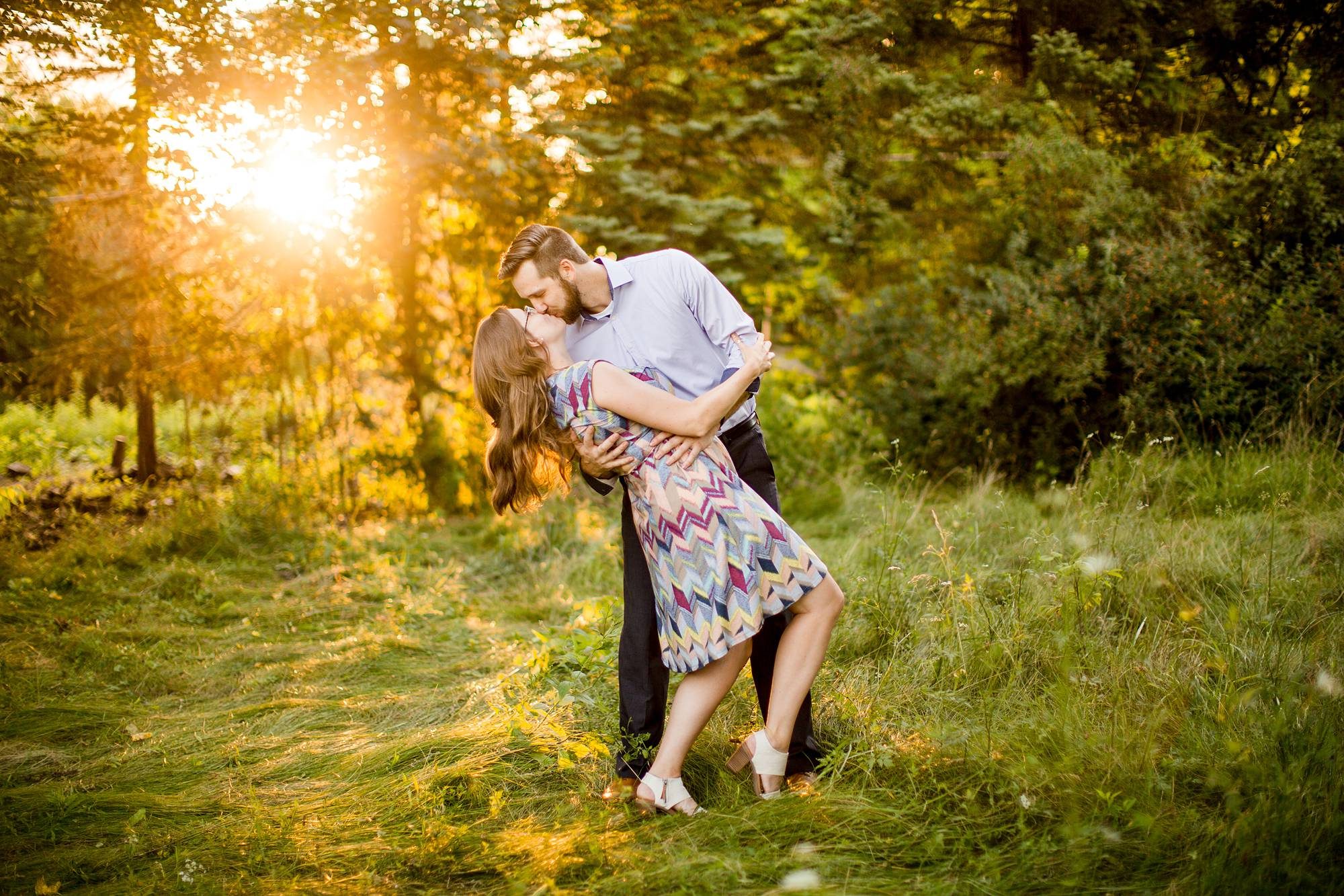 Woldumar Nature Center engagement photographs