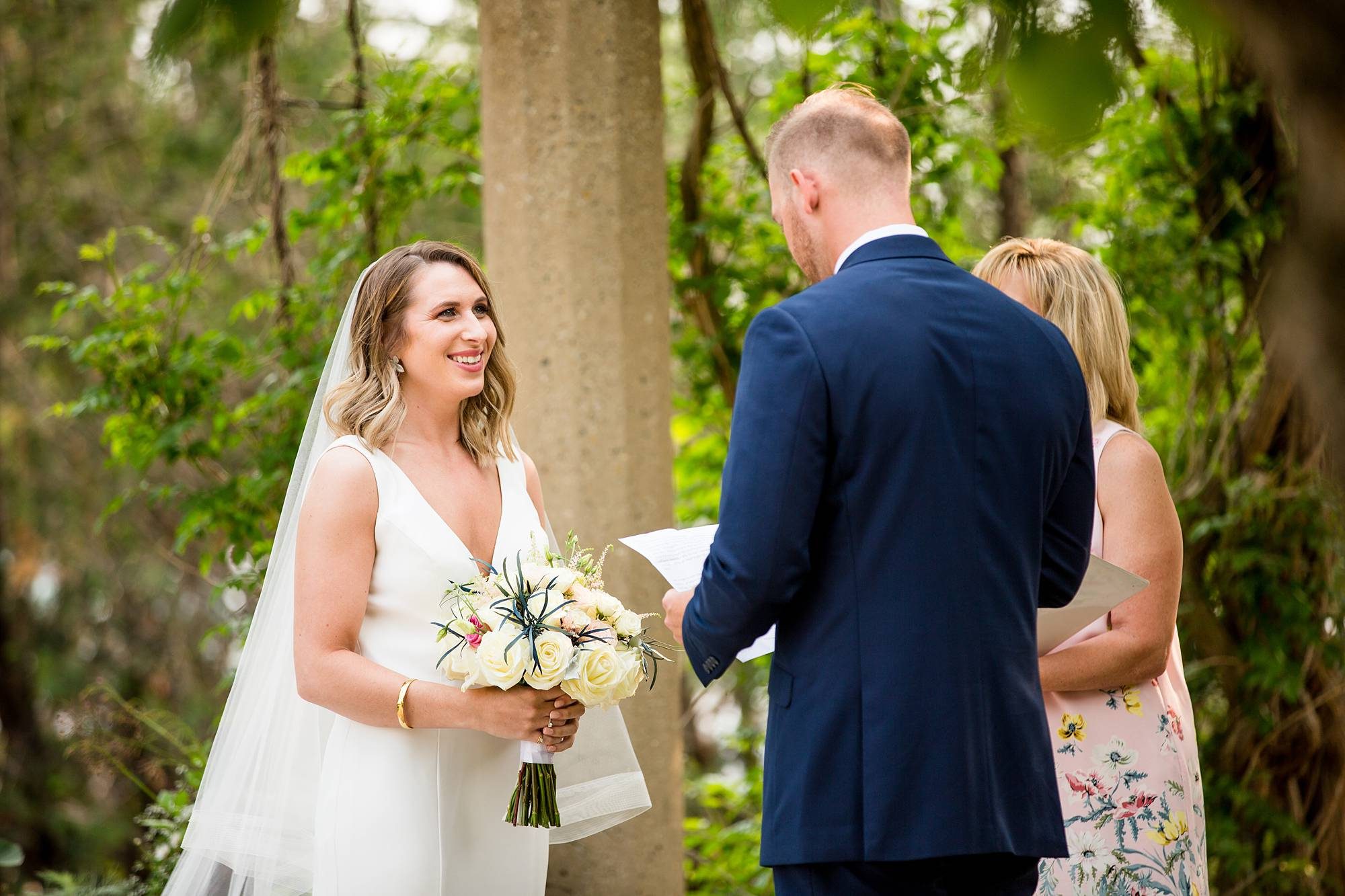 MSU Horticulture Gardens wedding photographs summer ceremony