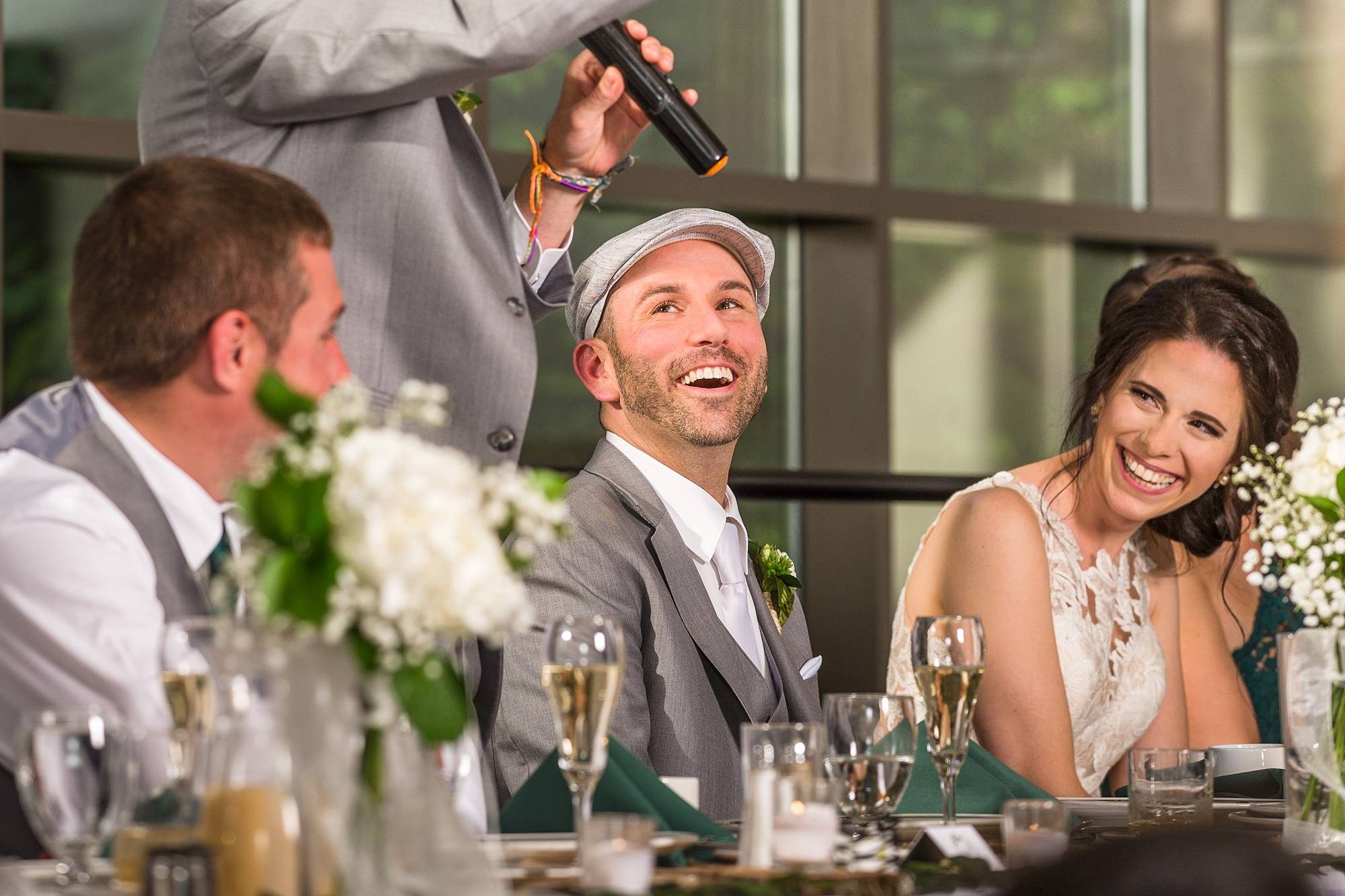Kellogg Center wedding reception photographs