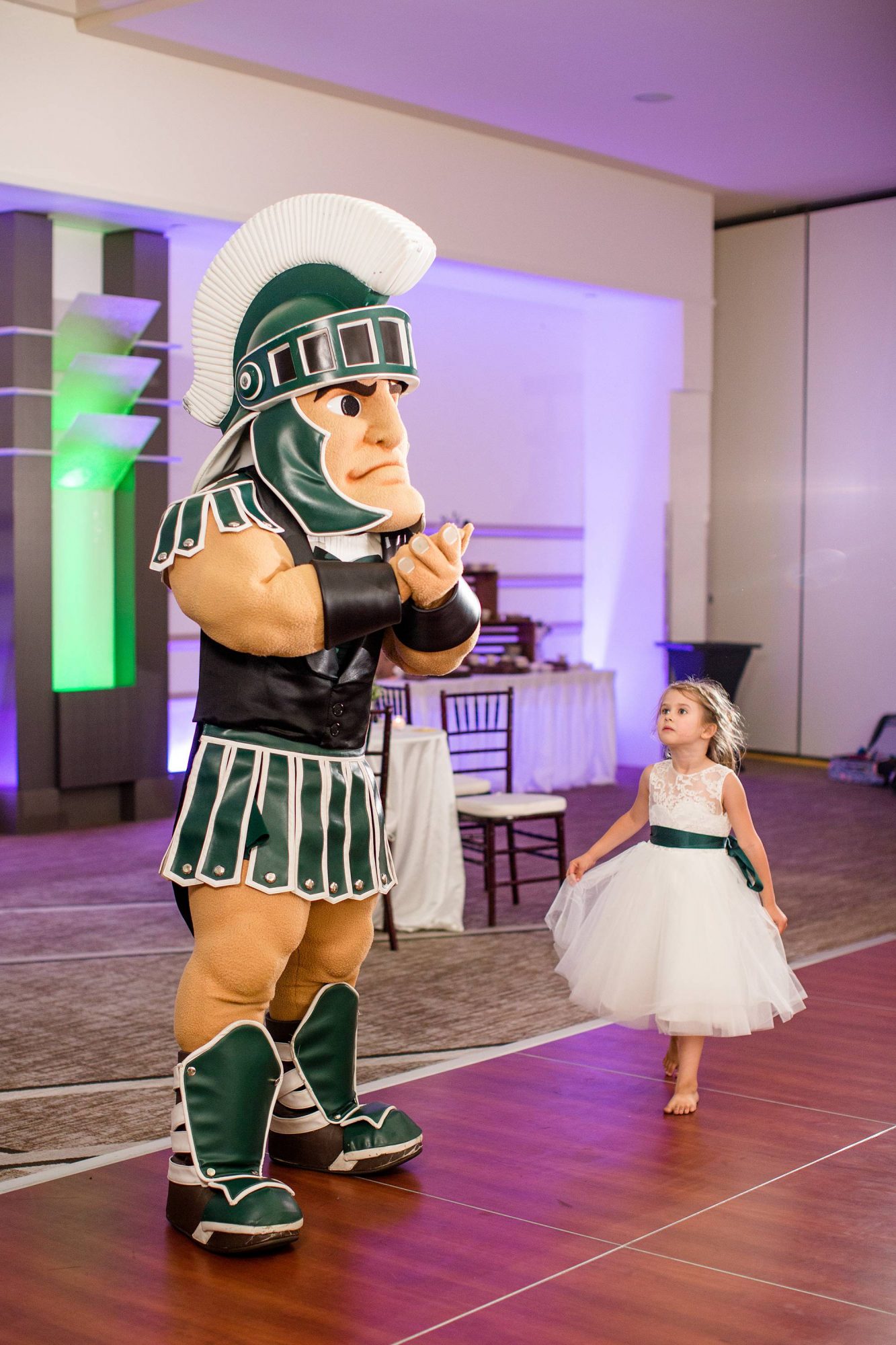 Kellogg Center wedding reception photographs