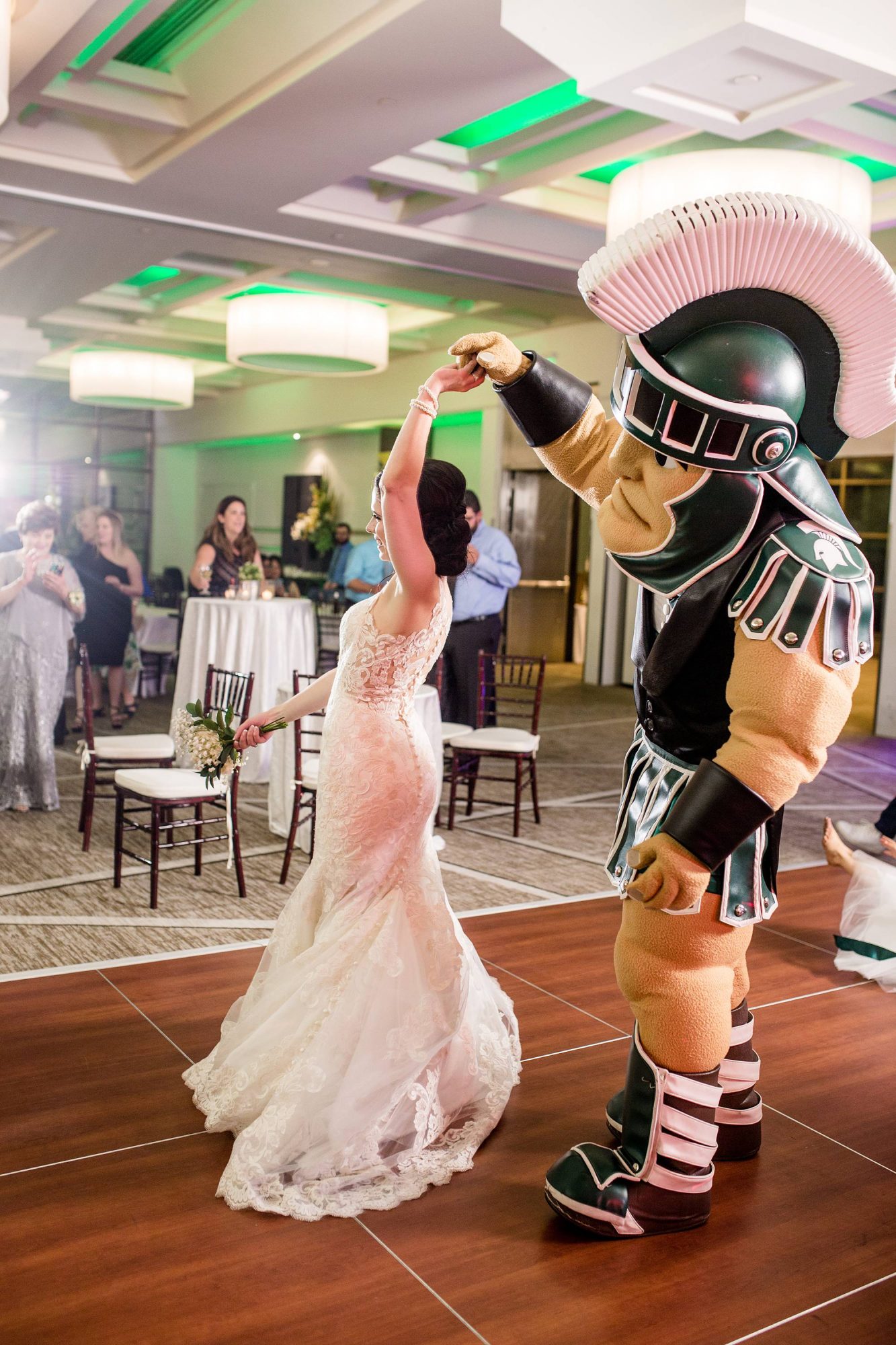 Kellogg Center wedding reception photographs