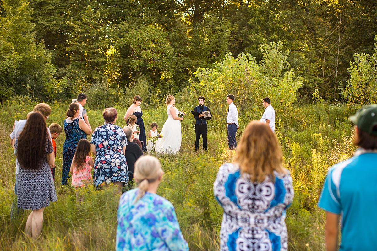 Wedding photographs at Lincoln Brick Park, Grand Ledge Michigan