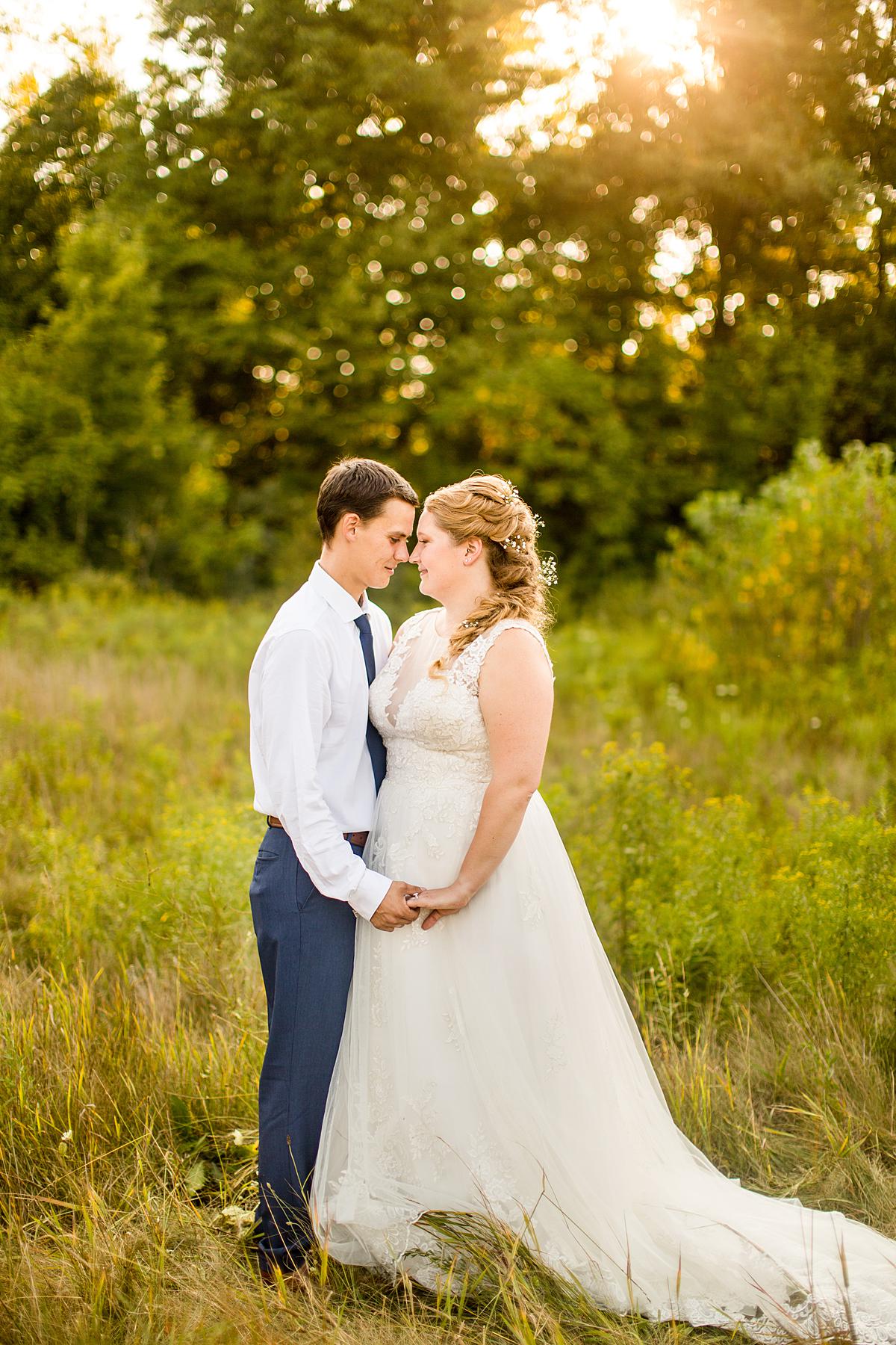 Wedding photographs at Lincoln Brick Park, Grand Ledge Michigan