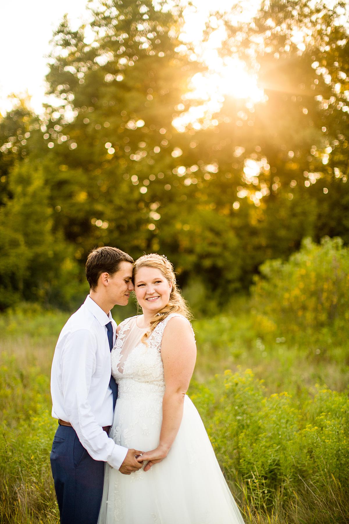 Wedding photographs at Lincoln Brick Park, Grand Ledge Michigan