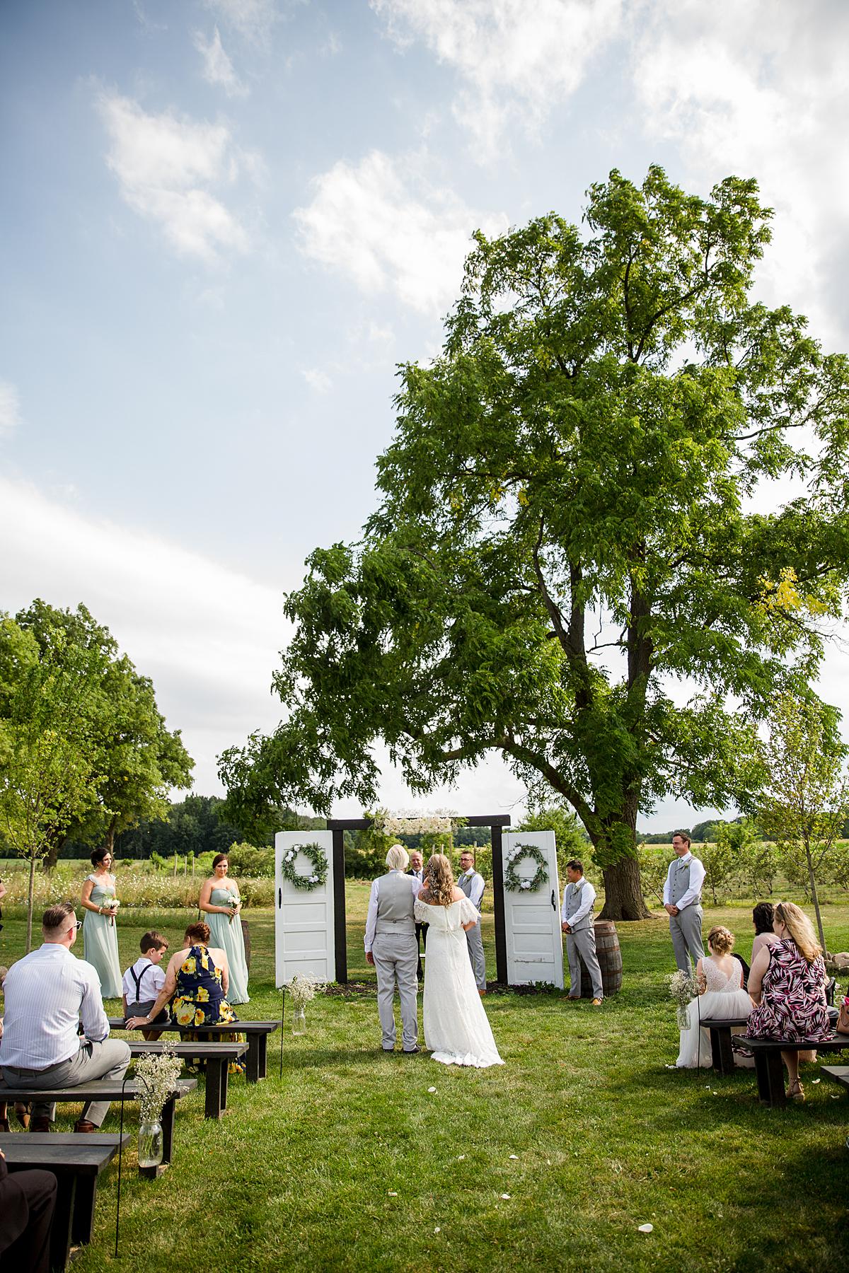 Cherry Barc Farm wedding photographer