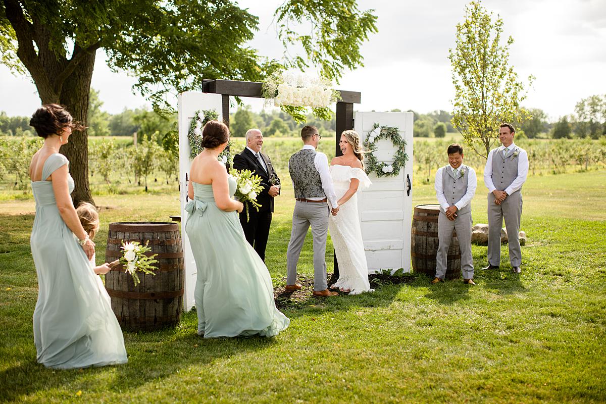 Cherry Barc Farm wedding photographer
