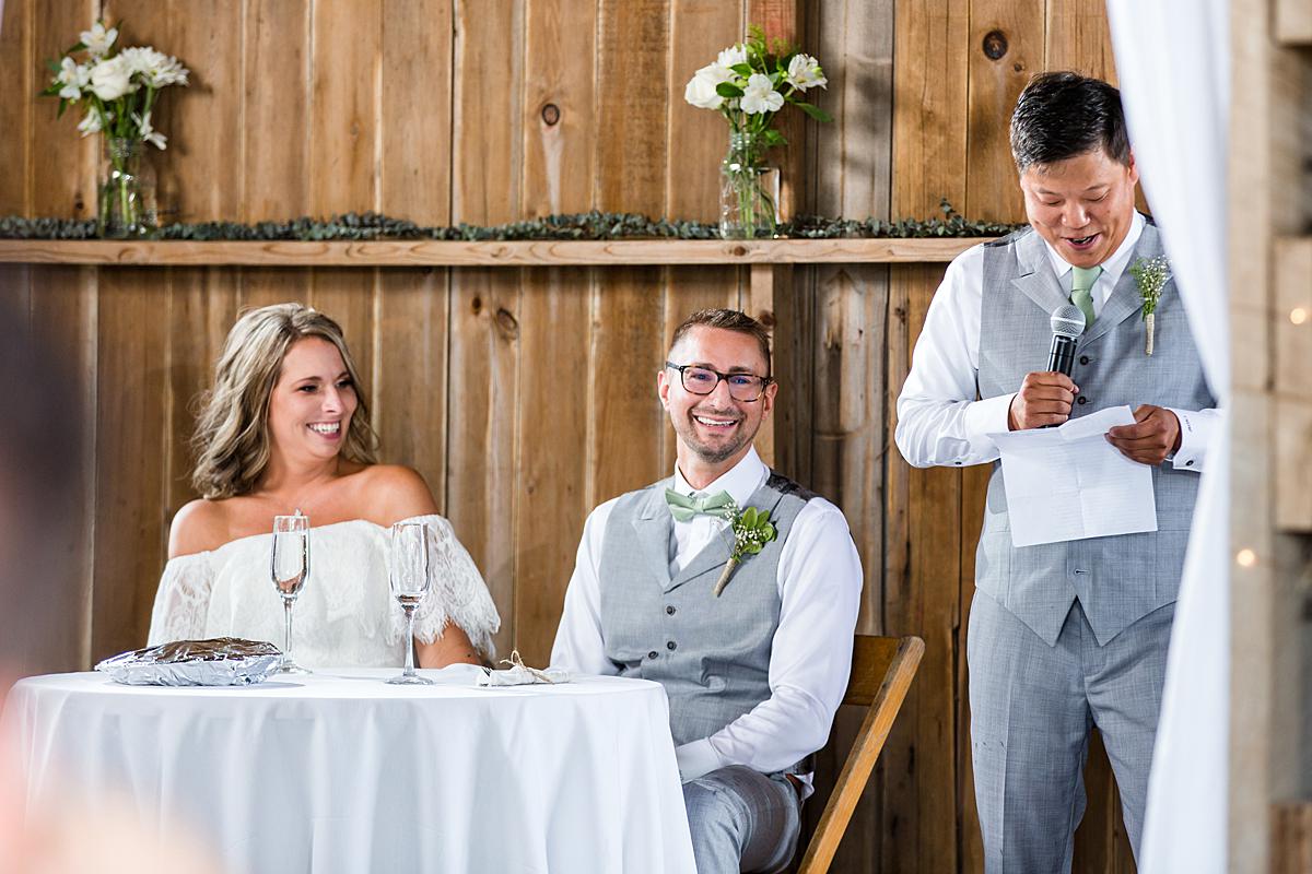 Cherry Barc farm barn reception