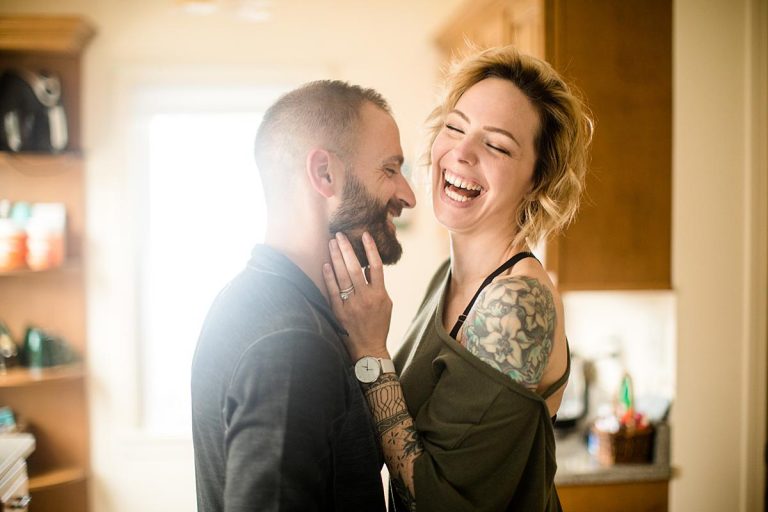 Imari and Kevin // Beachside Engagement Session at Saint Joseph, Michigan