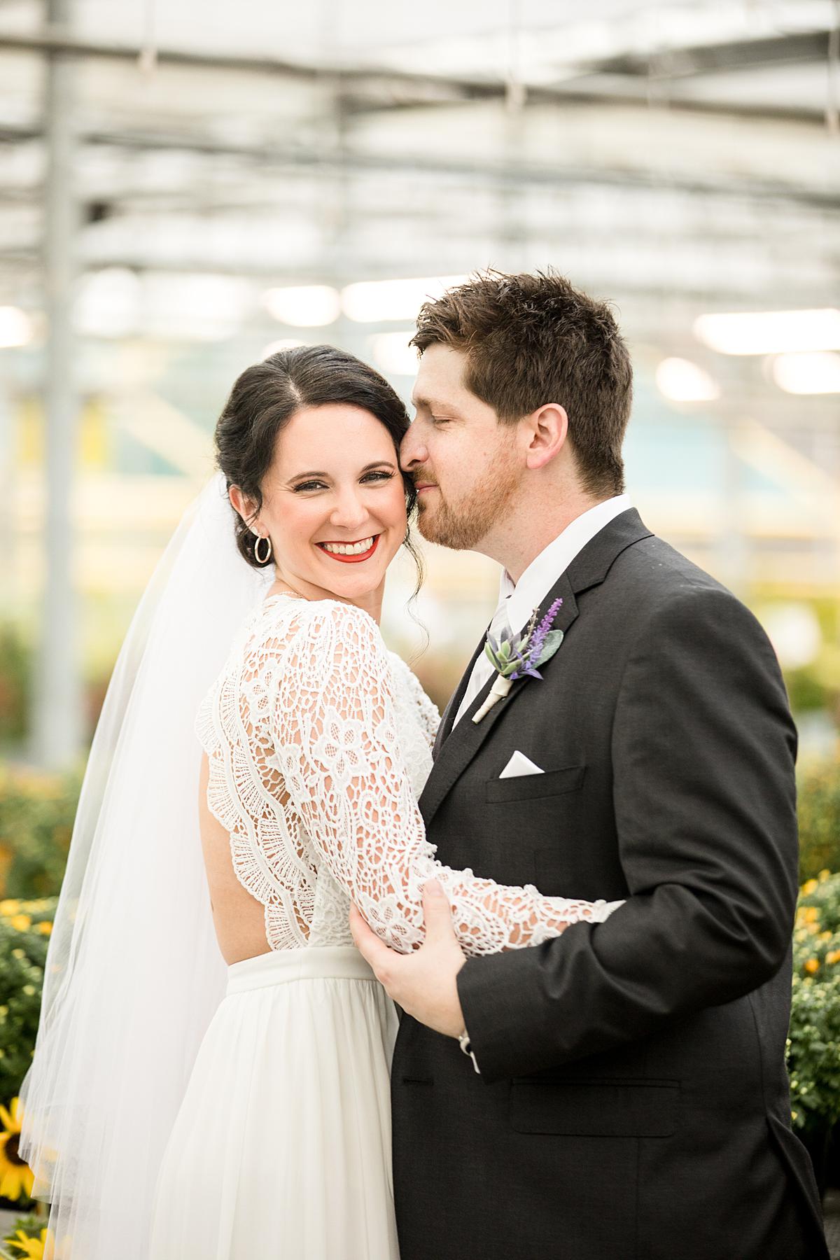 wedding photographs at Farmer John's Home Garden & Fashion in Farmington Hills