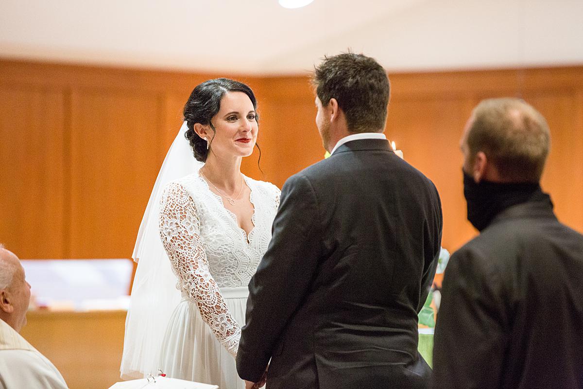 Our Lady of Victory in Northville wedding ceremony photographs