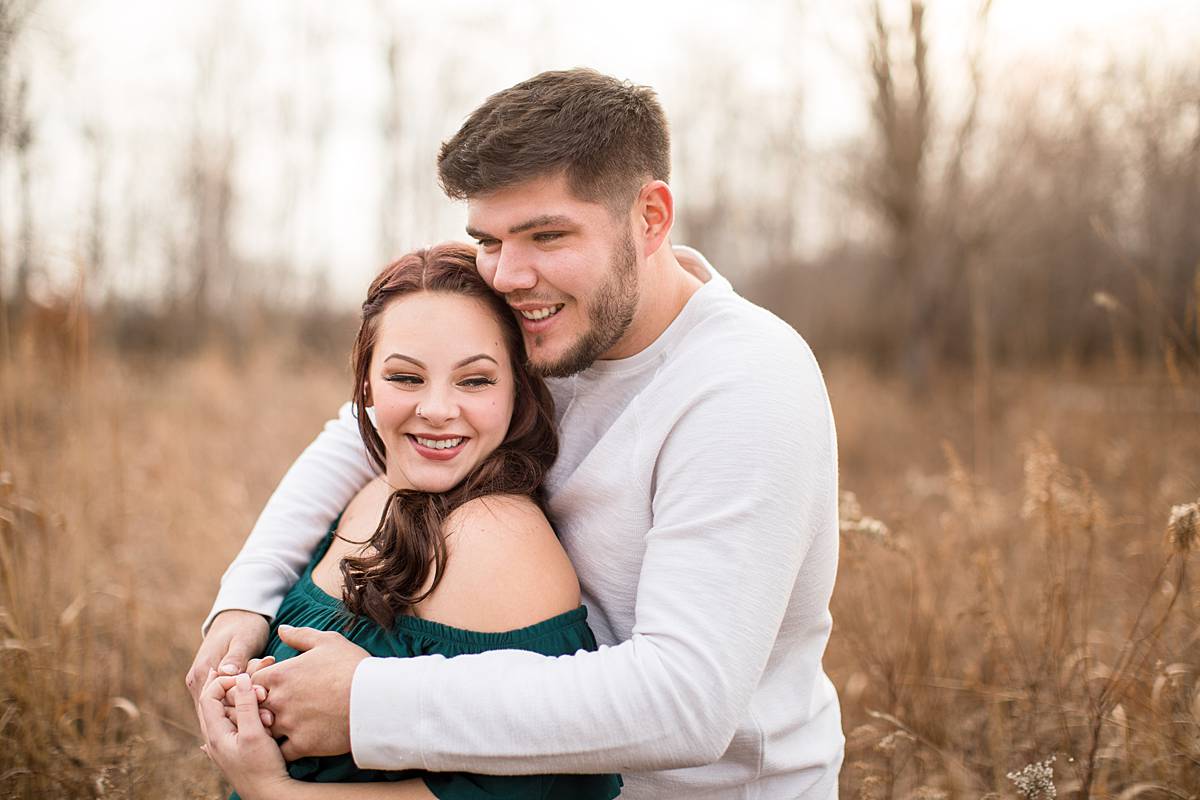 Maternity session at the Lincoln Brick Park in Grand Ledge, Michigan