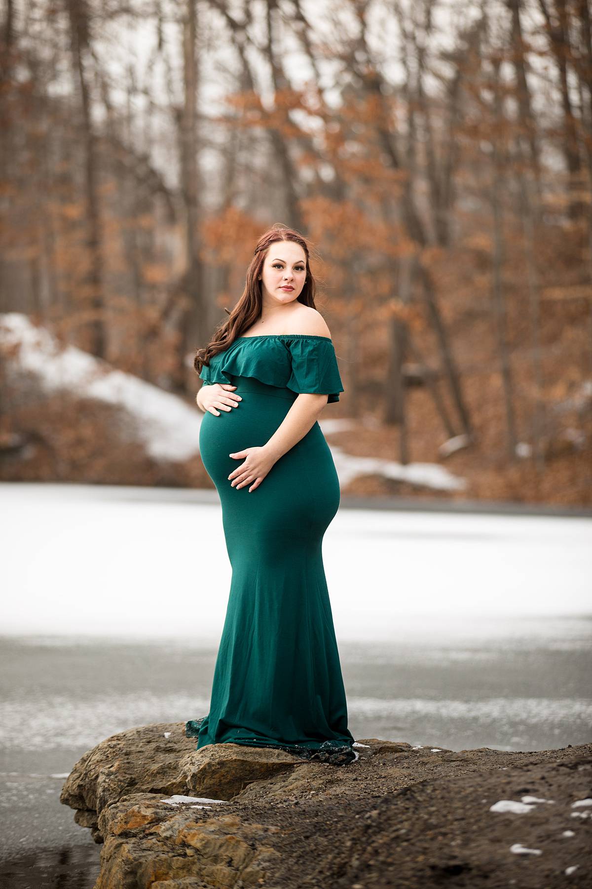 Kaiela and Sheldon // Maternity Session with Smoke Bombs - Lansing Michigan  Photographer Heather Kanillopoolos