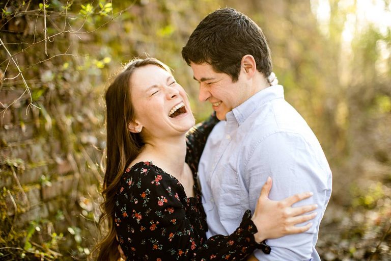 Alex and Tessa // Engagement Session at the Lincoln Brick Park