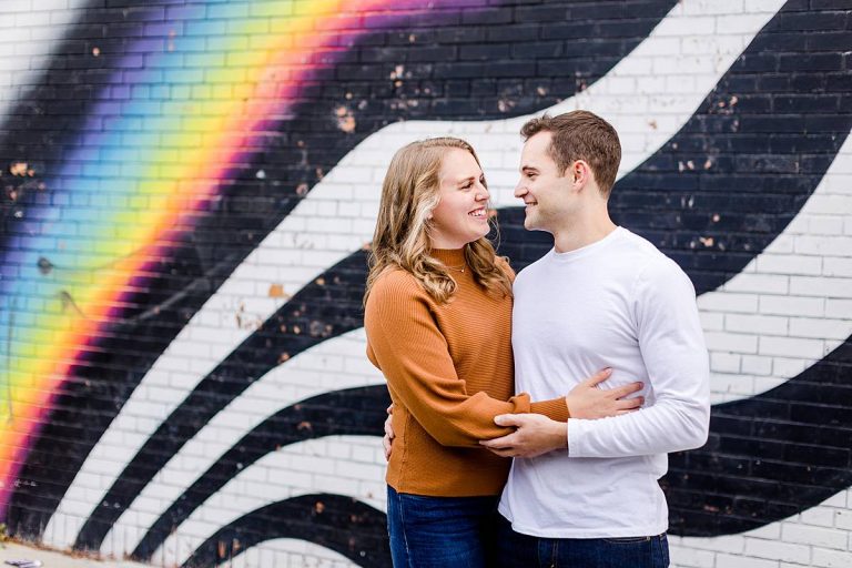 Troy and Mariah // Engagement Session at Eastern Market in Detroit