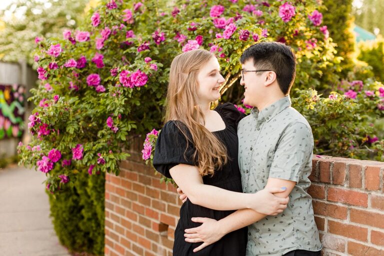 Meghan and Vinh // Engagement Session at the MSU Horticulture Gardens