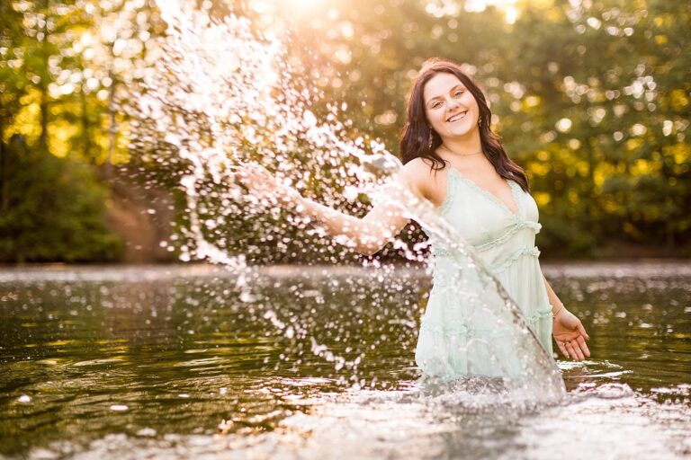 Morgan’s Senior Session at the Lincoln Brick Park