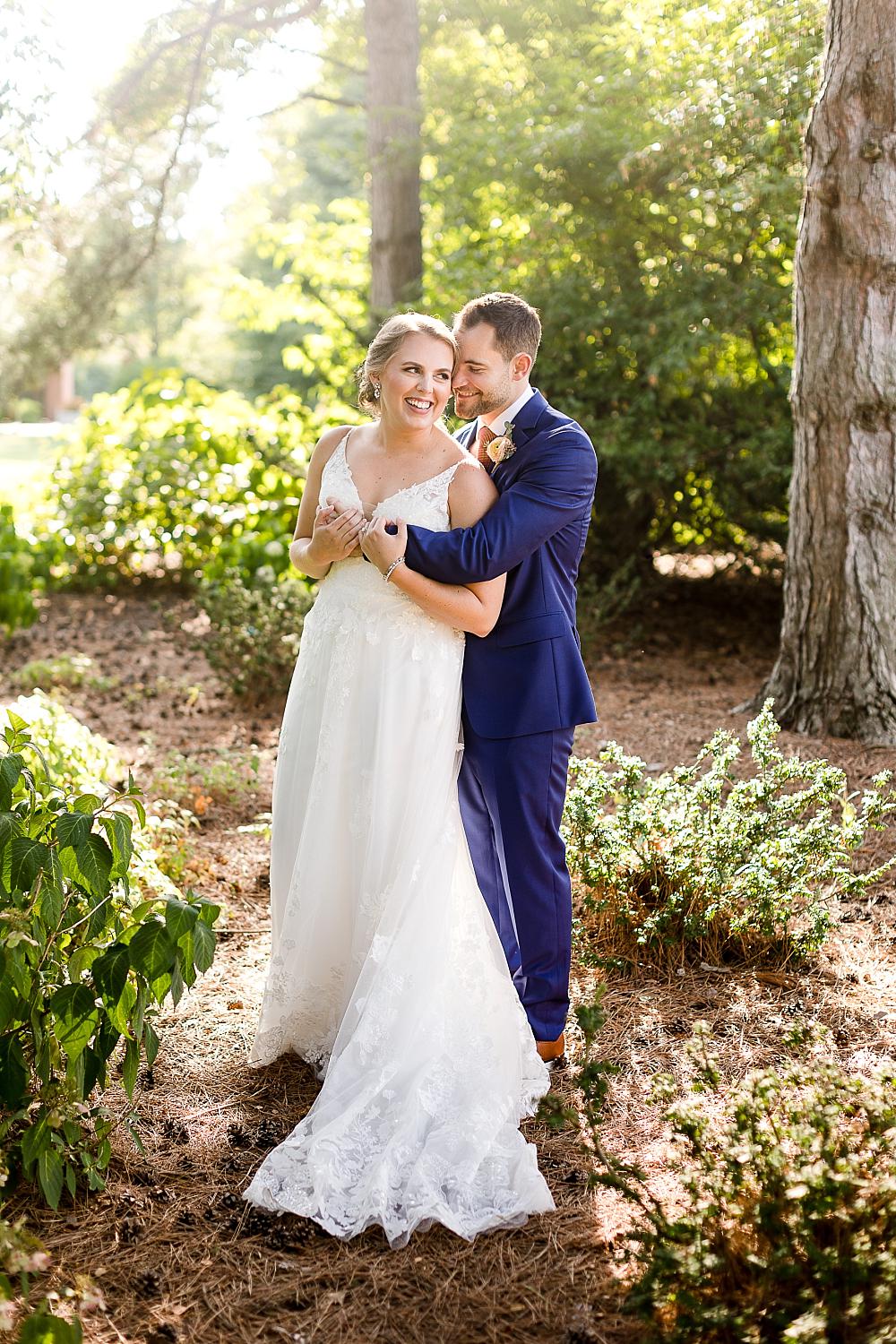 Wedding photographs on MSU campus