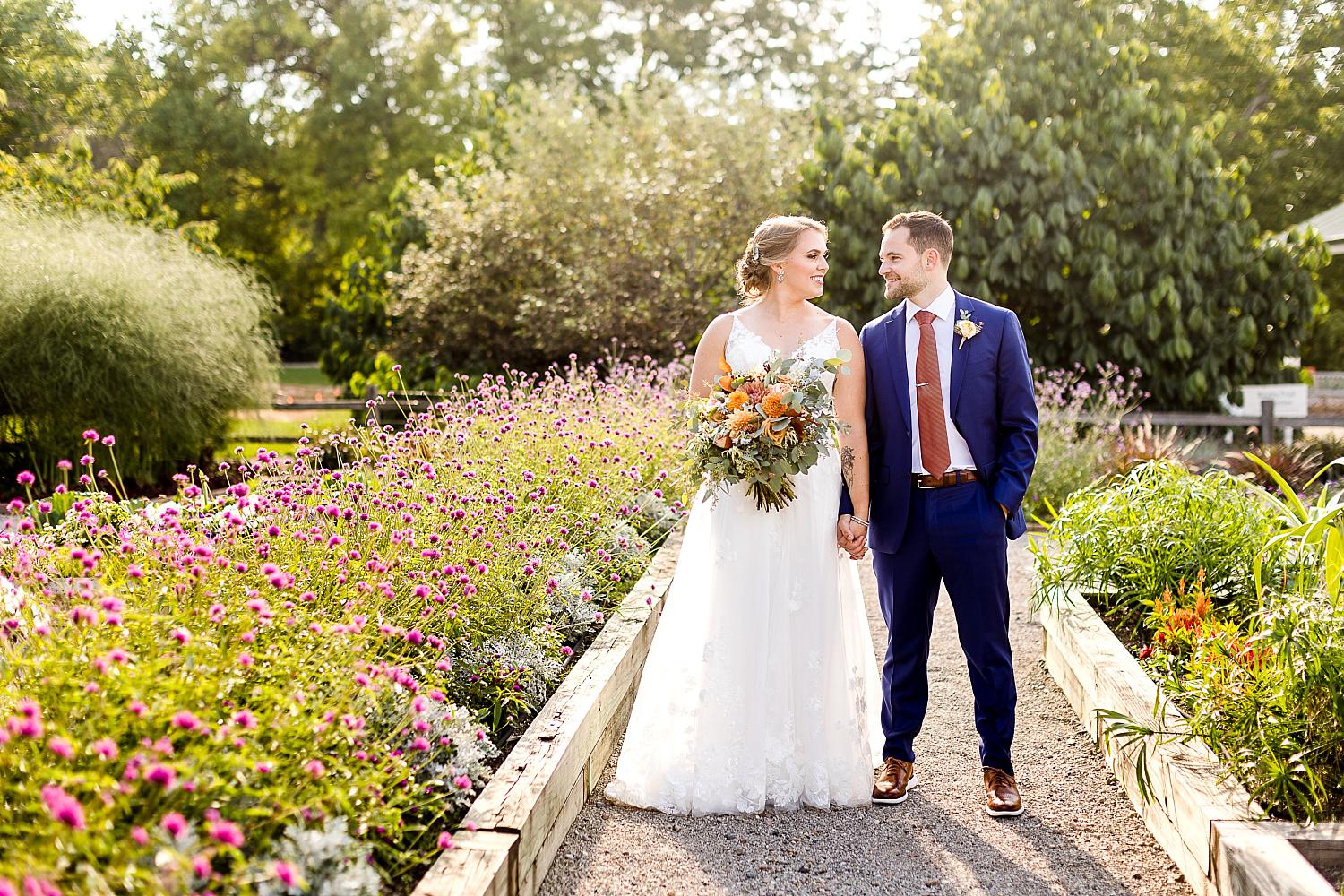 Wedding photographs on MSU campus