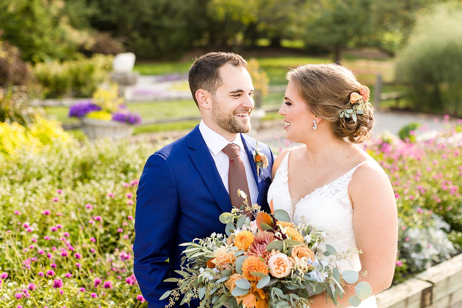 Wedding photographs on MSU campus