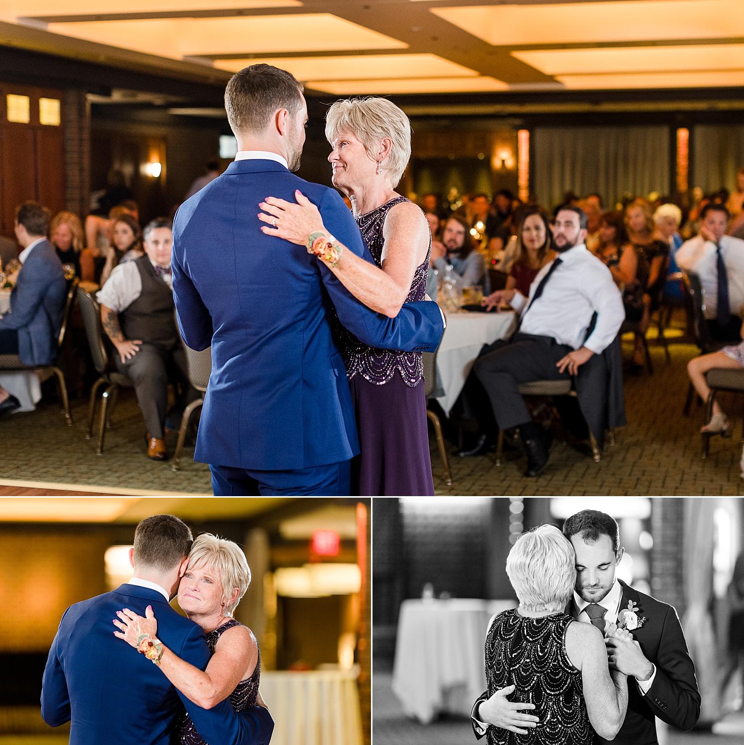 MSU University Club wedding reception dancefloor