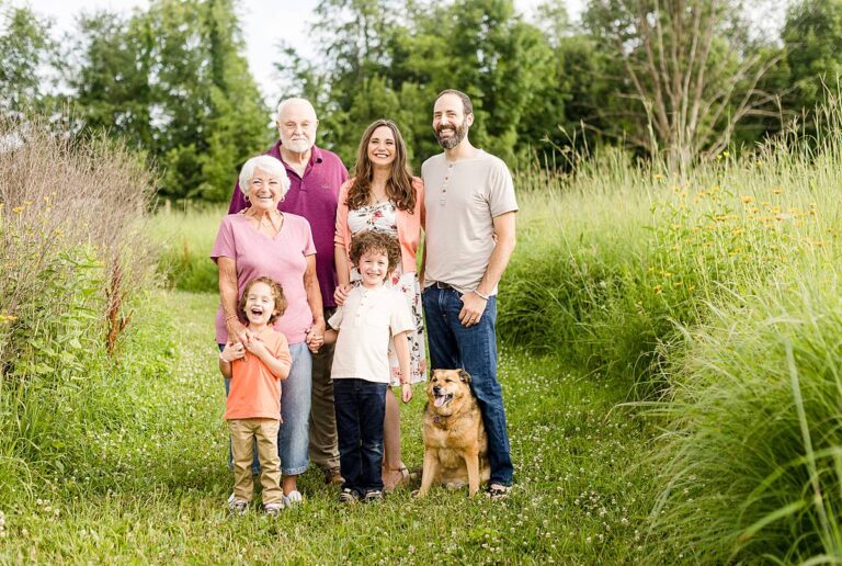Family Session with Grandparents in Grand Ledge, MI // Love Family