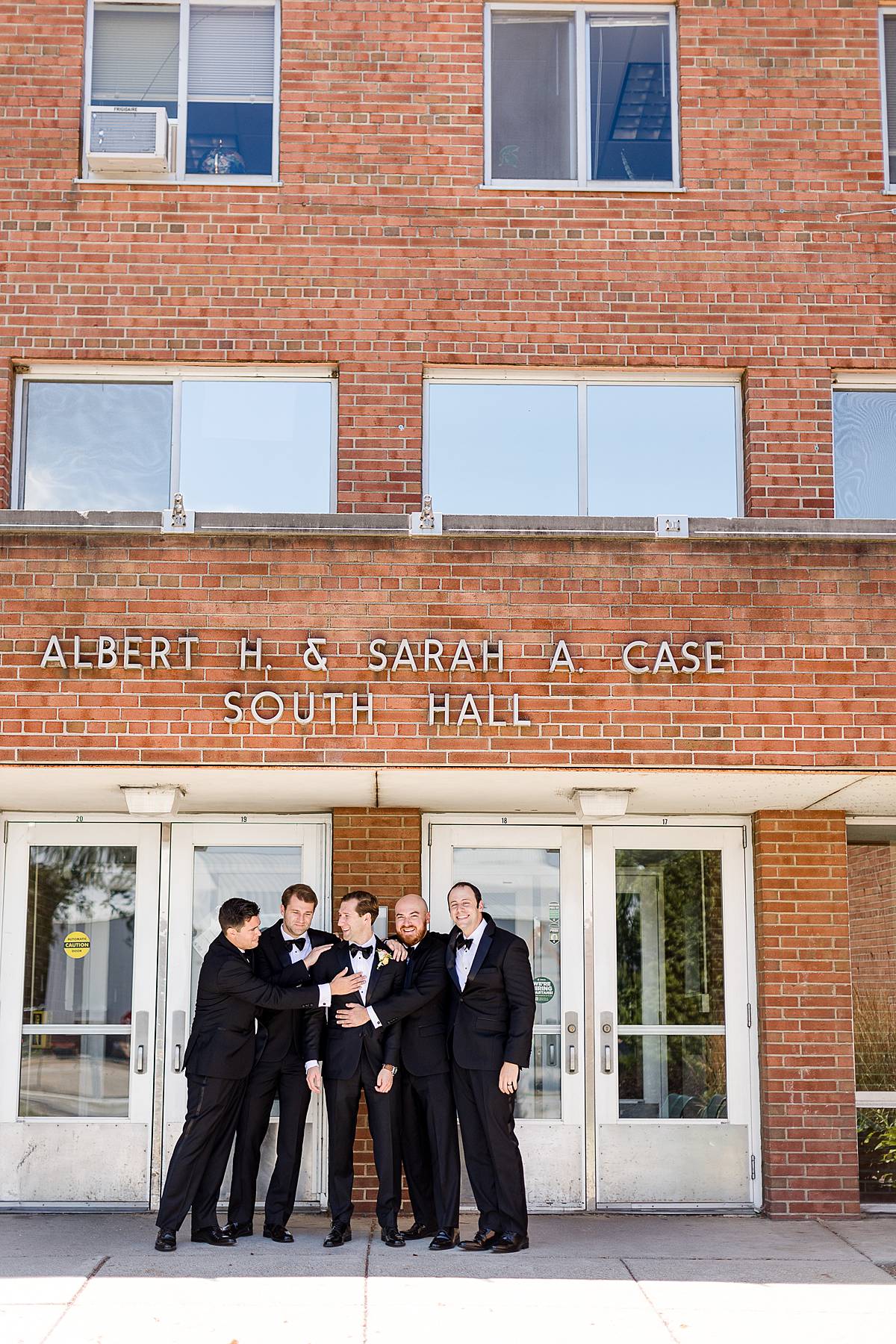 Michigan State University Wedding photographs at Albert H & Sarah A Case South Hall